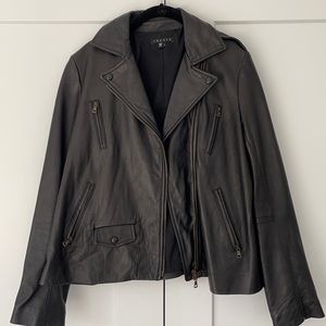 Theory Leather Jacket - Excellent Condition